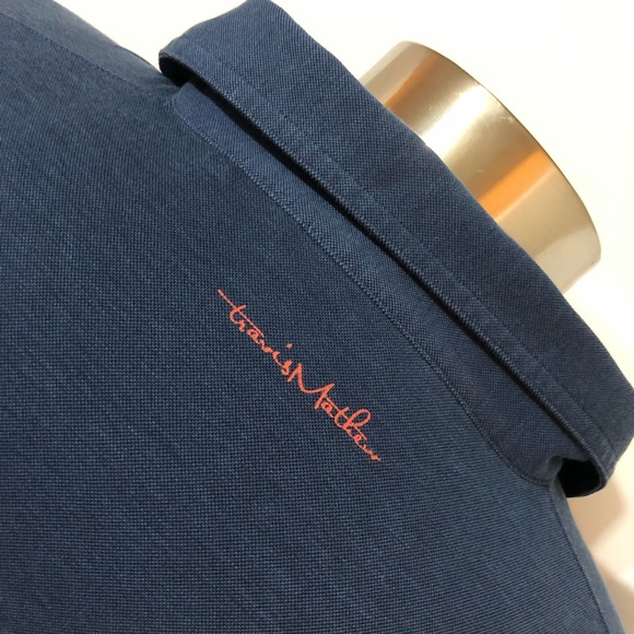 🚫sold🚫Travis Mathew golf polo shirt blue/red size XL - Picture 5 of 10